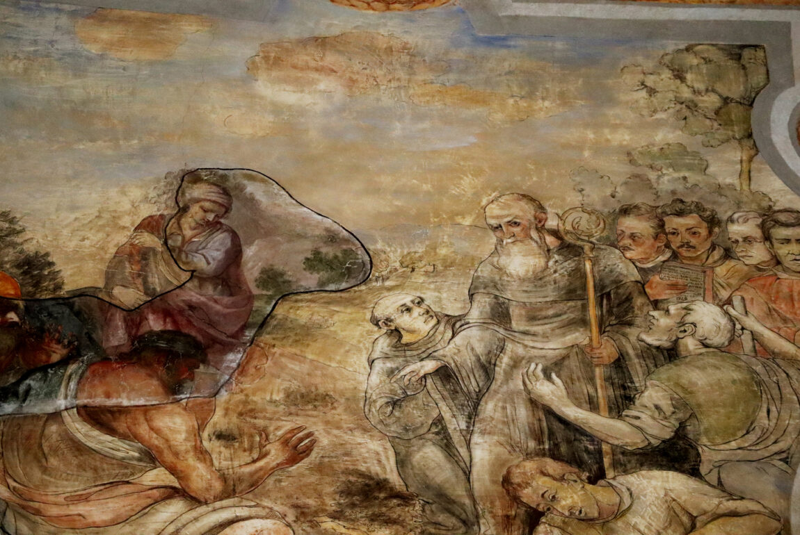 affresco della chiesa di San Benedetto