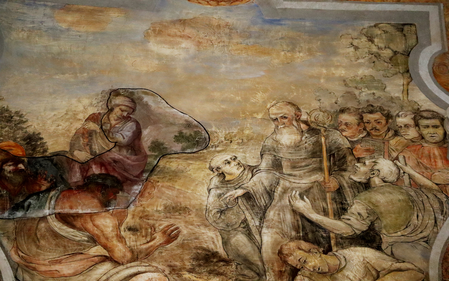 affresco della chiesa di San Benedetto