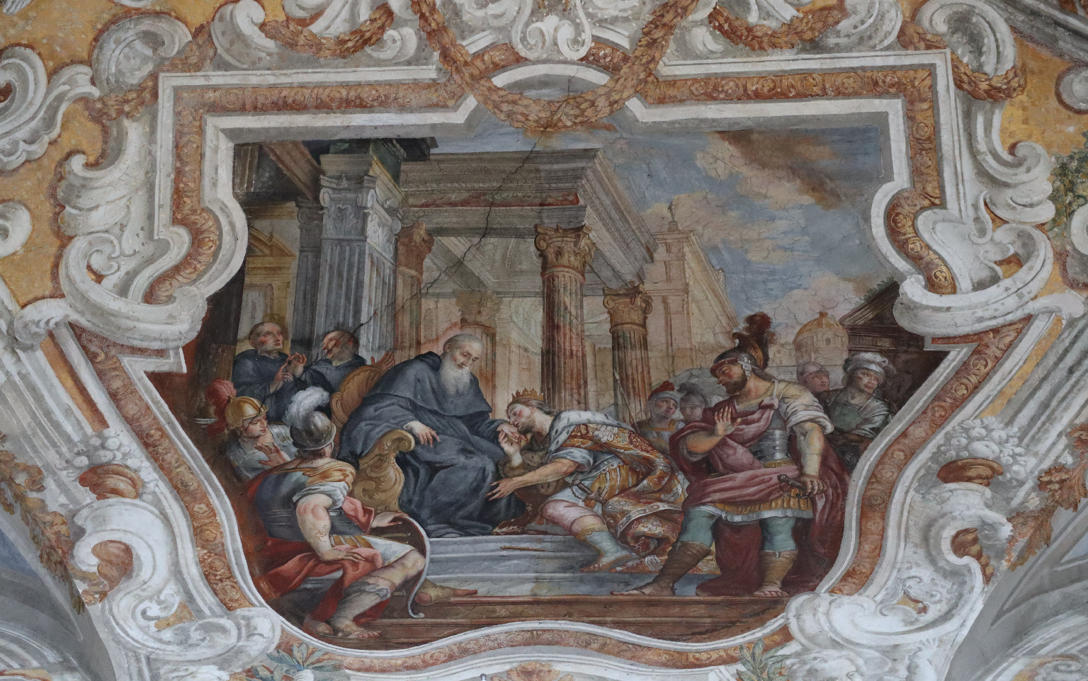 affresco della chiesa di San Benedetto