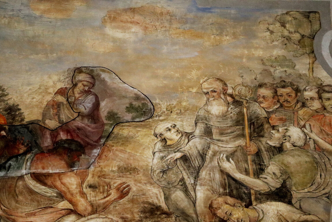 affresco il miracolo della falce