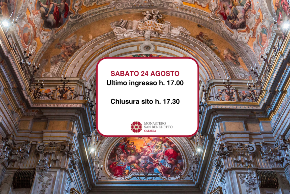 Variazioni orari di apertura sabato 24 agosto