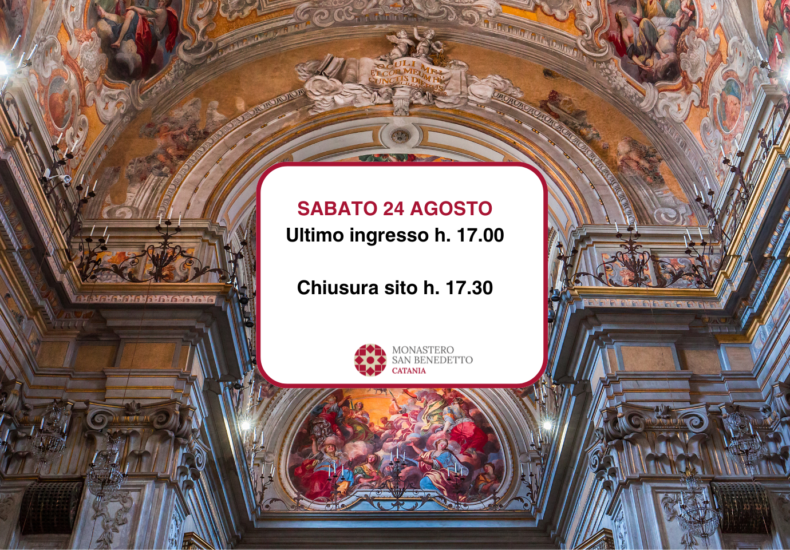 Variazioni orari di apertura sabato 24 agosto