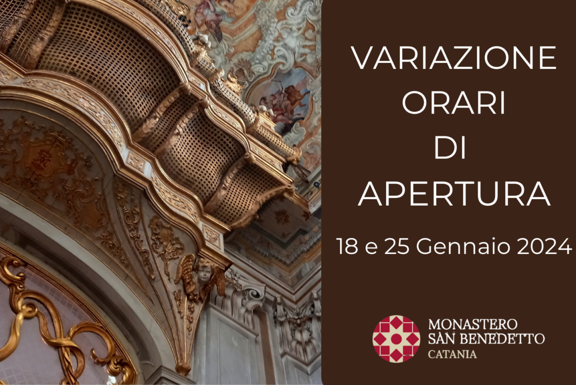 variazione orari di apertura gennaio 2025